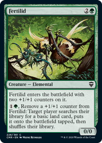 MTG-4x-Near Mint, English-Fertilid - Foil-Commander Legends - Picture 1 of 1