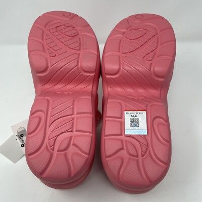靴 UGG AWW YEAH Strawberry Cream 24cm UGG Aww Yeah Strawberry Cream Womens Platform Slingback