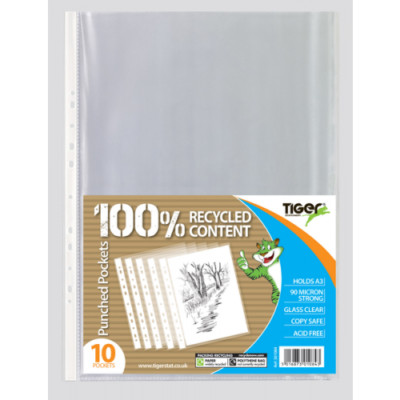1SS 1000 Pcs A4 Punched Pockets 100 Sheets Per Pack 45 Icron For - Foto 2