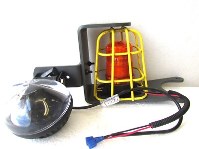 Crown Equipment Forklift Warning ARC Safety Strobe Light Kit w/ mounting plate