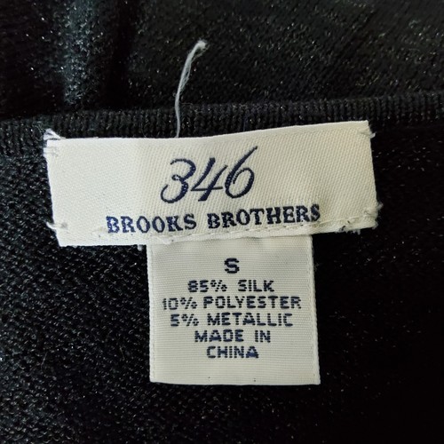 346 Brooks Brothers Women's Silk Blend Metallic Sparkle Sweater Size S - Picture 4 of 4