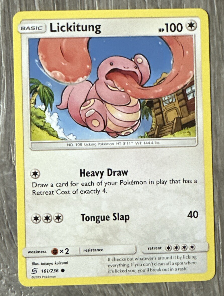 Lickitung 161/236 - Unified Minds - Common - Pokemon Card TCG - LP