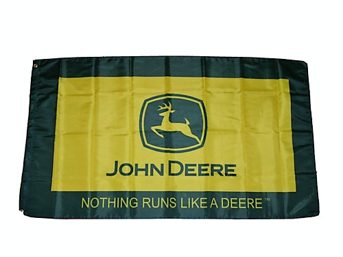 JOHN DEERE 3'X5' FLAG BANNER TRACTOR FARM EQUIPMENT MAN CAVE SHOP FAST SHIPPING