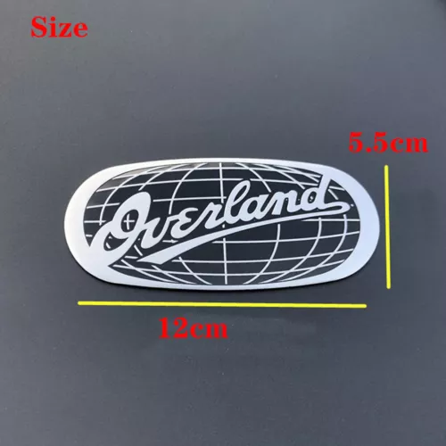 Calcomanía adhesiva insignia auto emblema Overland 2 un. para placa de identificación Jeep Grand Cherokee*/ - Imagen 3 de 6
