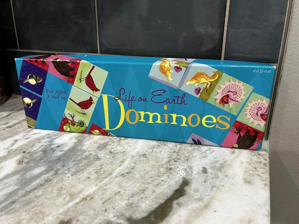 Domino's Game of Life on Earth Animals Pre Owned 27 Tiles - Image 2 of 4