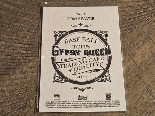2014 Gypsy Queen Tom Seaver Insert New York Mets Nmmt - 第 3/3 張圖片