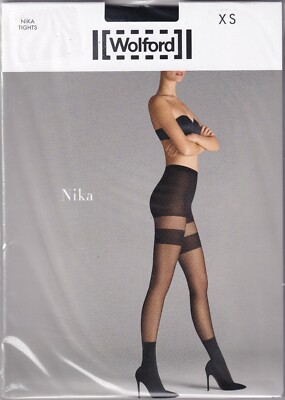 Collant Wolford Lilien Midnight Blue - Taille M-L - 20 Deniers - Neuf Avec étiquettes