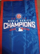 Vintage 2016 Chicago Cubs World Series Champions Flag, 27.5