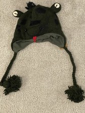 Nepal Wool, Alligator Hat , Fleece Lined, Kids, Unisex, One Size, New