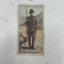 ORIGINAL TOBACCO Cigarette Card Military Churchman Warriors Nations Roumanian
