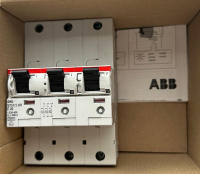 ABB SLS Schalter 35A / 230/400V / 3 polig SHU S751/3 DR Hutschiene NEU & OVP