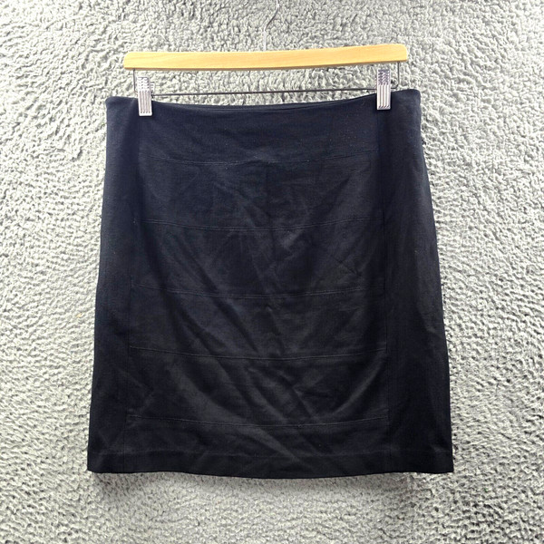 Witchery Womens Mini Bandage Skirt Size 10 Black Stretch Knit