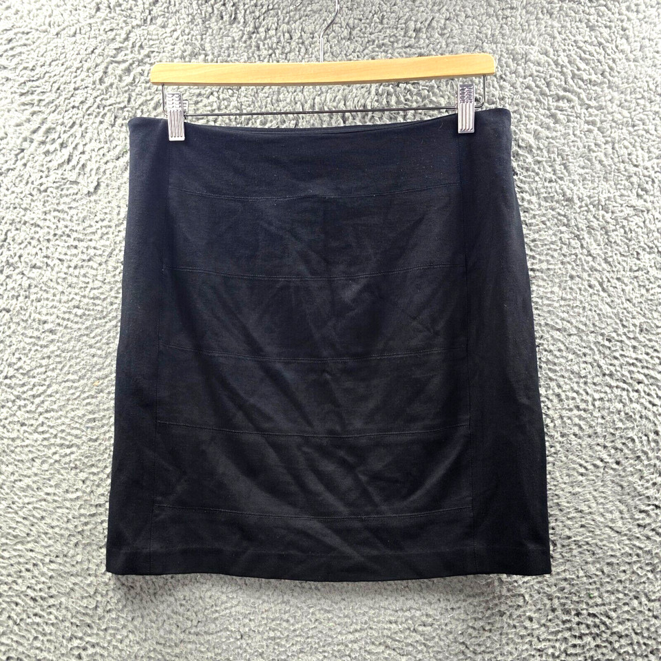 Witchery Womens Mini Bandage Skirt Size 10 Black Stretch Knit