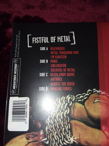 LP ANTHRAX Fistful Of Metal/Armed And Dangerous 3 X 10" Vinyl NEW 2009 OOP - Picture 3 of 8