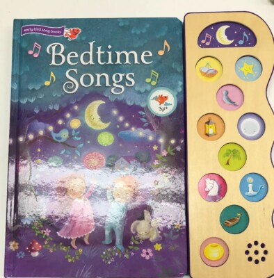 Bedtime Songs by Scarlett Wing (2016, Board Book)