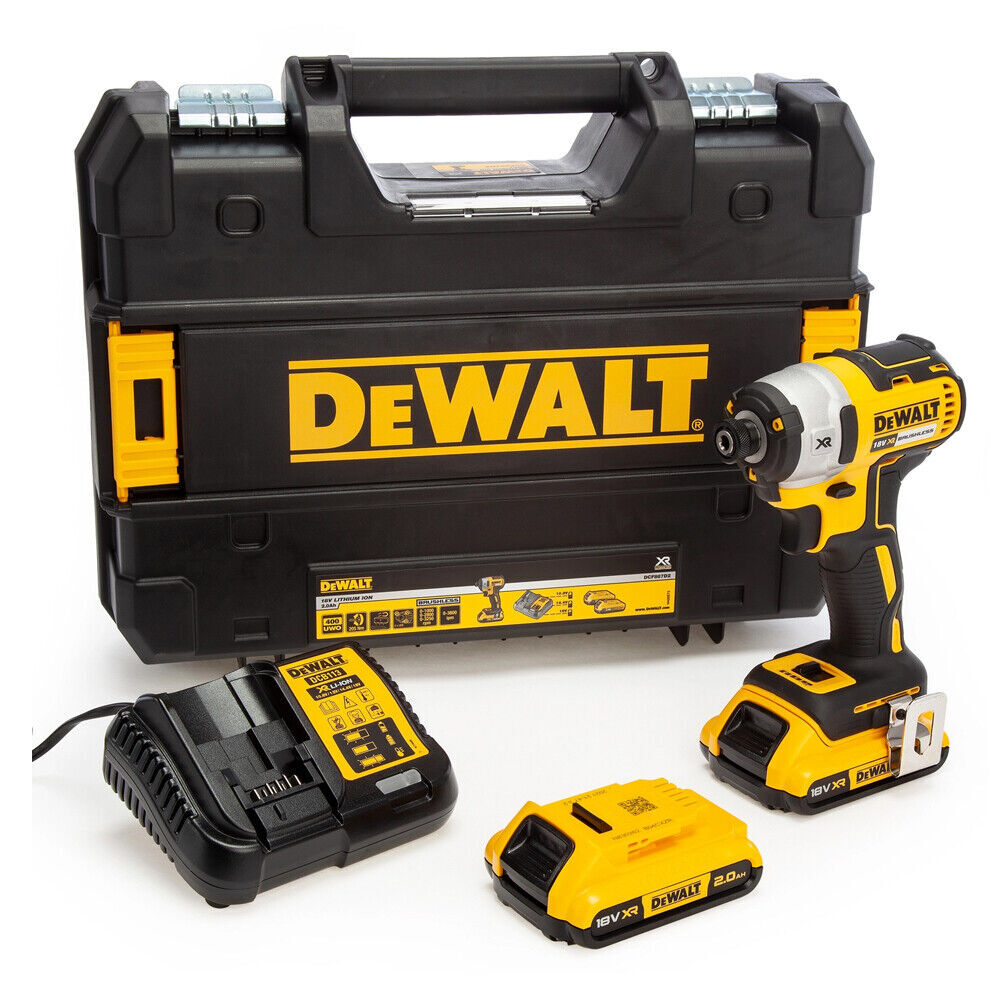 Dewalt DCF887D2 18V Xr Brushless 3 Speed Impact Driver - 2.0Ah Pack