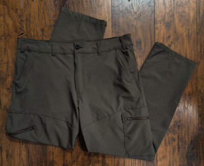 Magellan Outdoors Men's Dark Taupe Classic Fit Chino Pants Size 38W