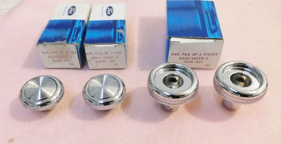 1980-84 Ford LTD Granada Mercury Marquis Monarch NOS RADIO STEREO CONTROL KNOBS - Image 3 of 4