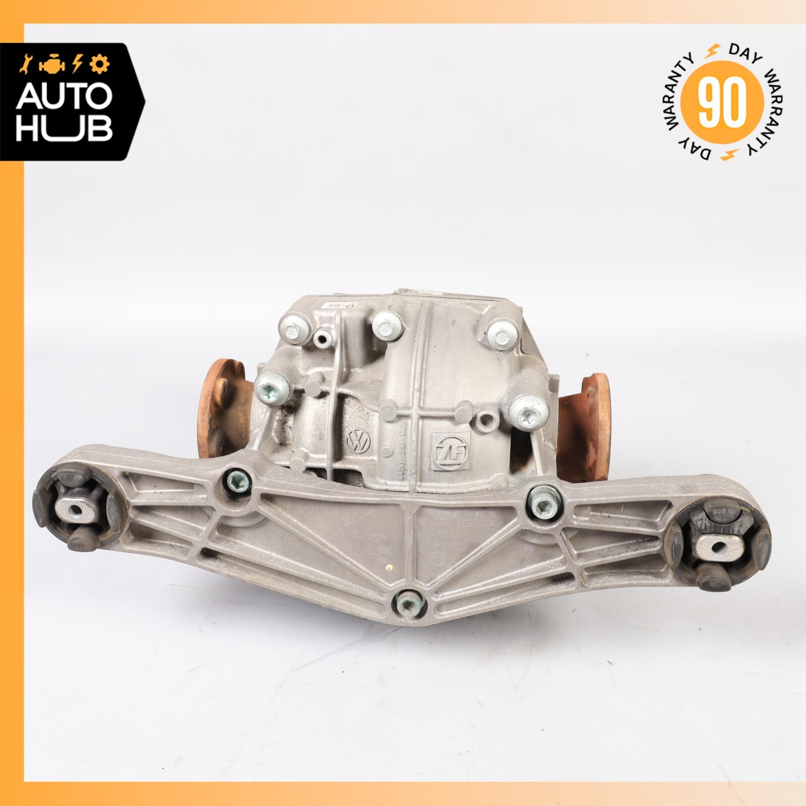03-18 Bentley Continental GT GTC 6.0L Rear Differential Diff Axle Carrier OEM