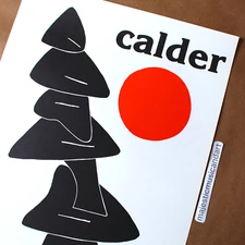 ALEXANDER CALDER 1976 EXHIBITION PARIS ORIGINAL LITHOGRAPH POSTER