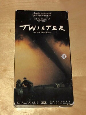 Twister VHS Tape Bill Paxton Movie Helen Hunt Film Tornado Terror Windy Video