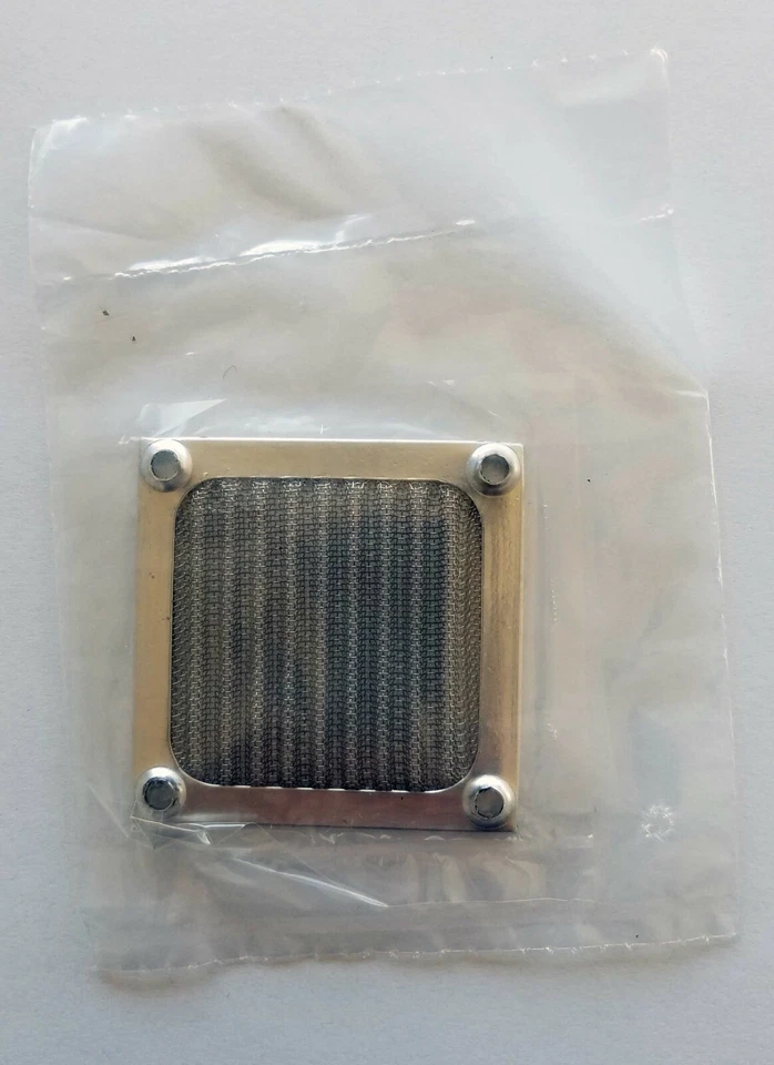 Qty 25: 60mm Silver Fan - Finger Guard / Filter  Qualtek 06250-M NEW - Image 3 of 4