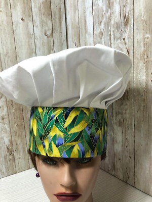 NEW Executive Chef Hat Catering Food Prep Adjustable Lot of 2 Free Ship
