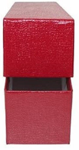 Guardhouse Red 2x2x9 Storage Box with 100 Half Dollar Paper Coin Holders/Flips - Picture 2 of 3
