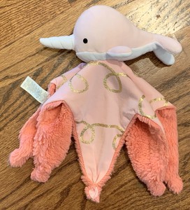 Cloud Island Sloth Baby Blue White Security Blanket Lovey ...