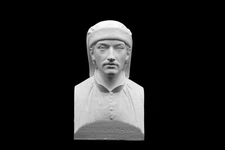 Leonardo Fibonacci Bust | Mathematical Art Collectible | Size Option |