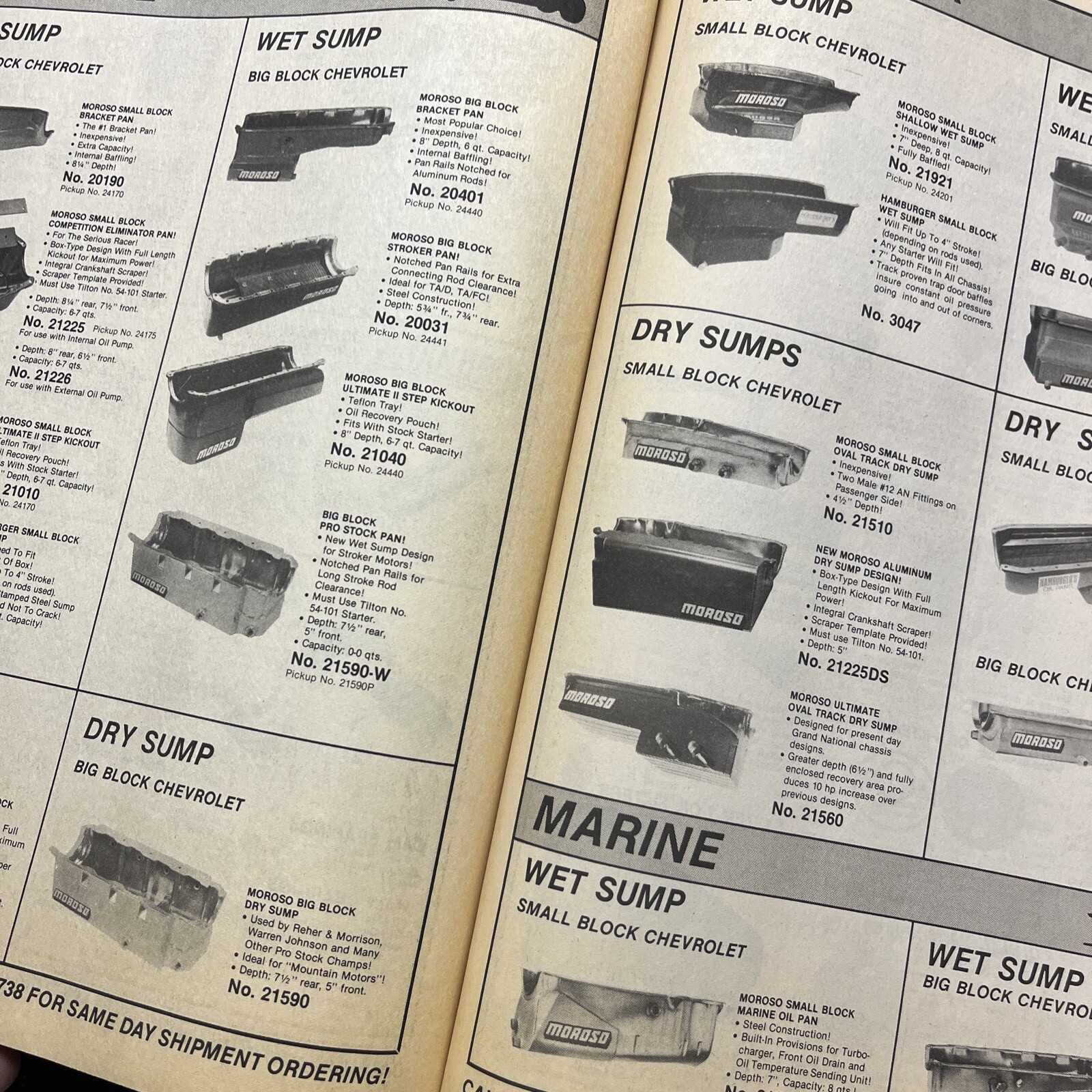 Original VINTAGE 1987 BILL MITCHELL PERFORMANCE Catalog Speed Racing