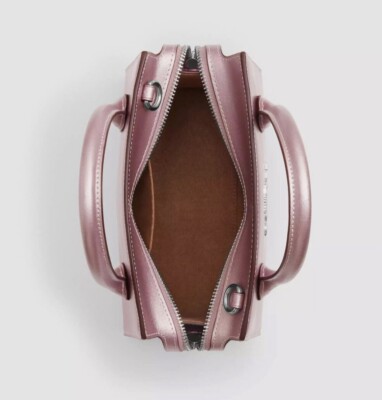 Coach Andrea Carryall Bag With Star Charm In Metallic Pink CW024