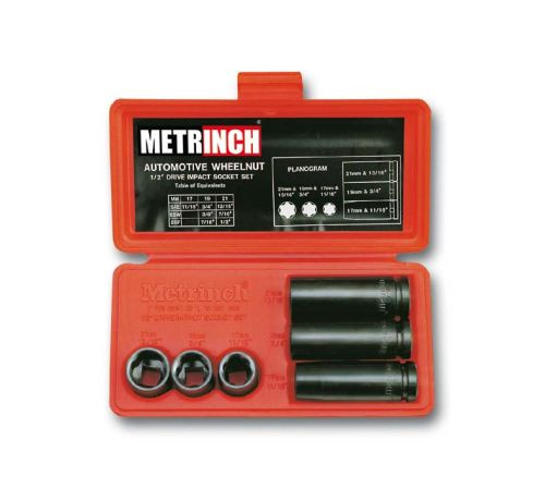 METRINCH MET-0076 Combination set 76pcs Ratchet Box 1/2