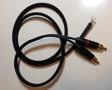 Custom Mogami Neutrik Rean RCA Gold 4FT Cable for Turntable or Technics SL-1200s