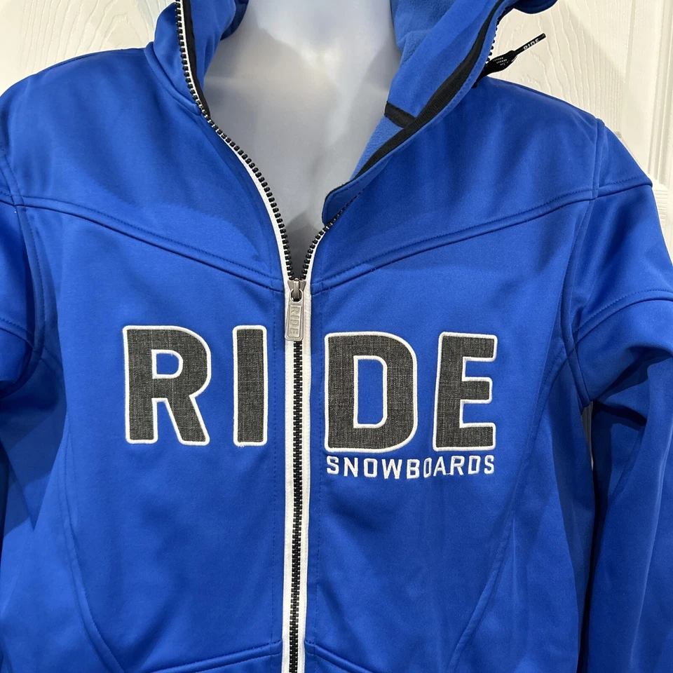 Chaqueta de snowboard RIDE Spellout azul forrada de vellón para hombre L Foto 4 de 4