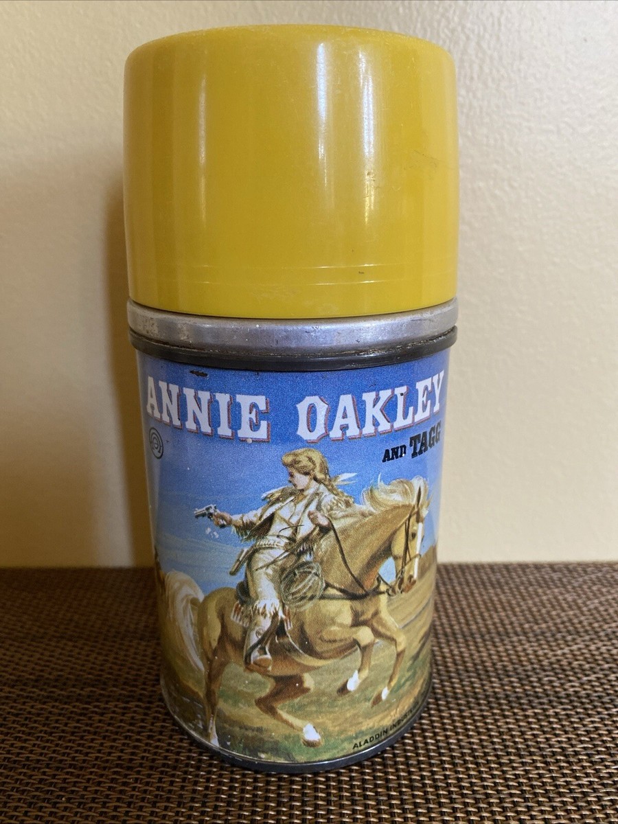 Vintage 1955 Annie Oakley Metal Thermos by Aladdin | eBay