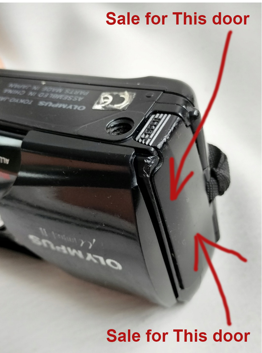 新品電池に交換済　OLYMPUS μ PANORAMA 美品 ケース付き Olympus mju II 2 35mm f/2.8 Stylus Epic U2 camera Battery