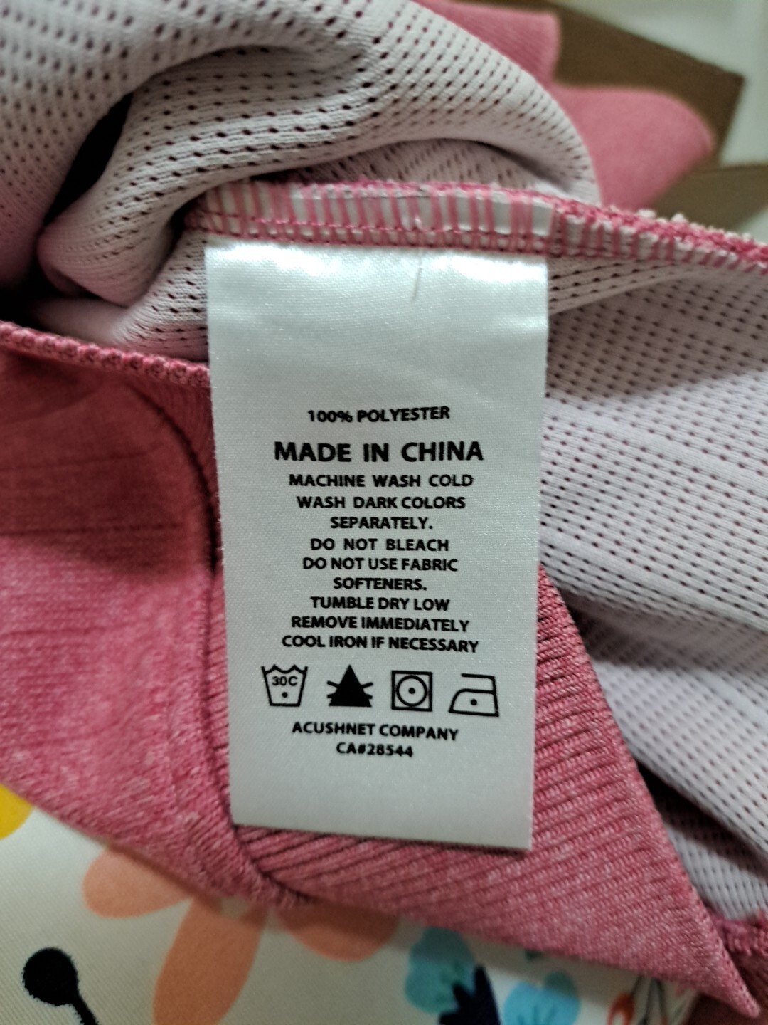 FOOTJOY ILLAHE HILLS Golf Sweater Mens L 1/4 Zip Pink Red Pullover