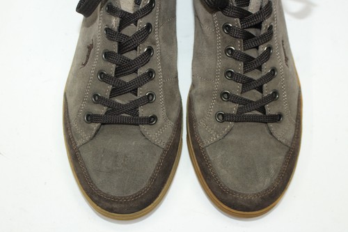 HARMONT E BLAINE men shoes sz 7.5 Europe 40 grey suede S9159 - 第 3/7 張圖片
