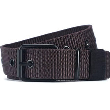 Men'S Belt Porous Canvas Pin Buckle Leather Belt Outdoor Sports Belt Women'S Tre