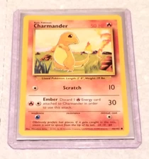 Charmander - Base Set - 46/102 - Unlimited - Pokemon Card - Near Mint