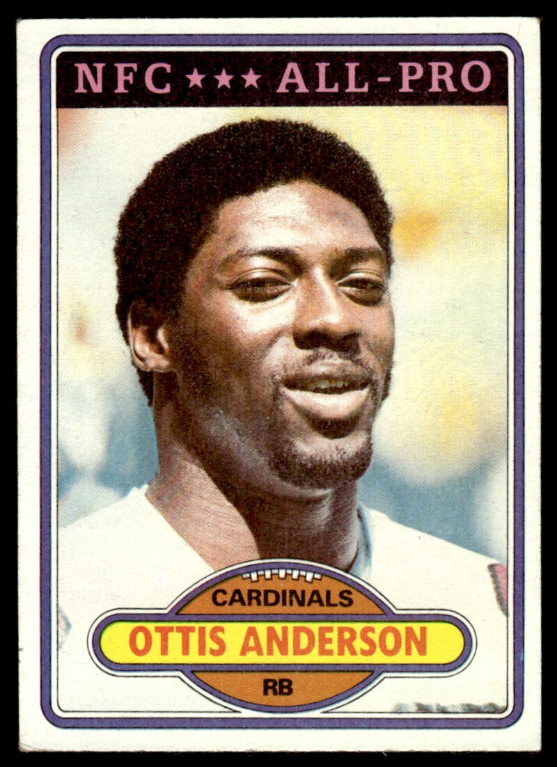 OTTIS ANDERSON 1980 TOPPS RC #170