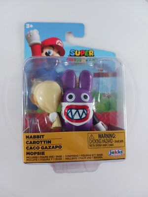 2022 Jakks Pacific Nintendo Super Mario | Rabbid Nabbit | 2.5  Action Figure NEW