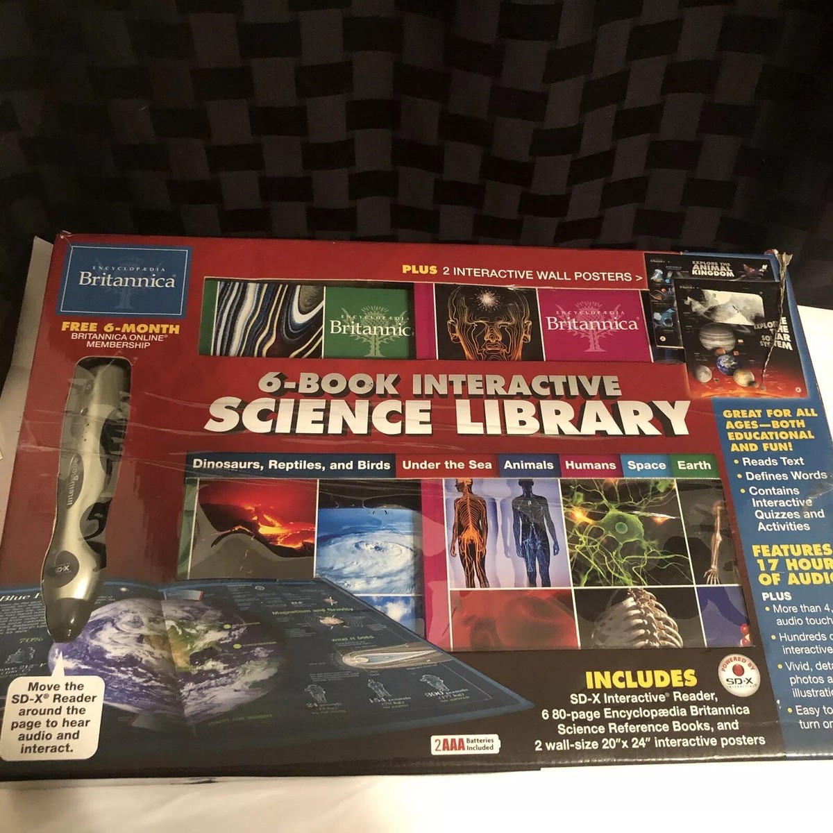 洋書 6-Book Interactive Science Library Encyclopaedia Britannica