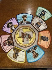 Mint 2005 National Jamboree 8 Piece JSP Set Trapper Trails Council