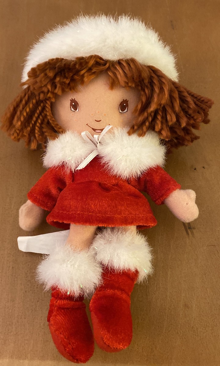 Bandai Strawberry Shortcake Winter Christmas Outfit Plush Doll 7
