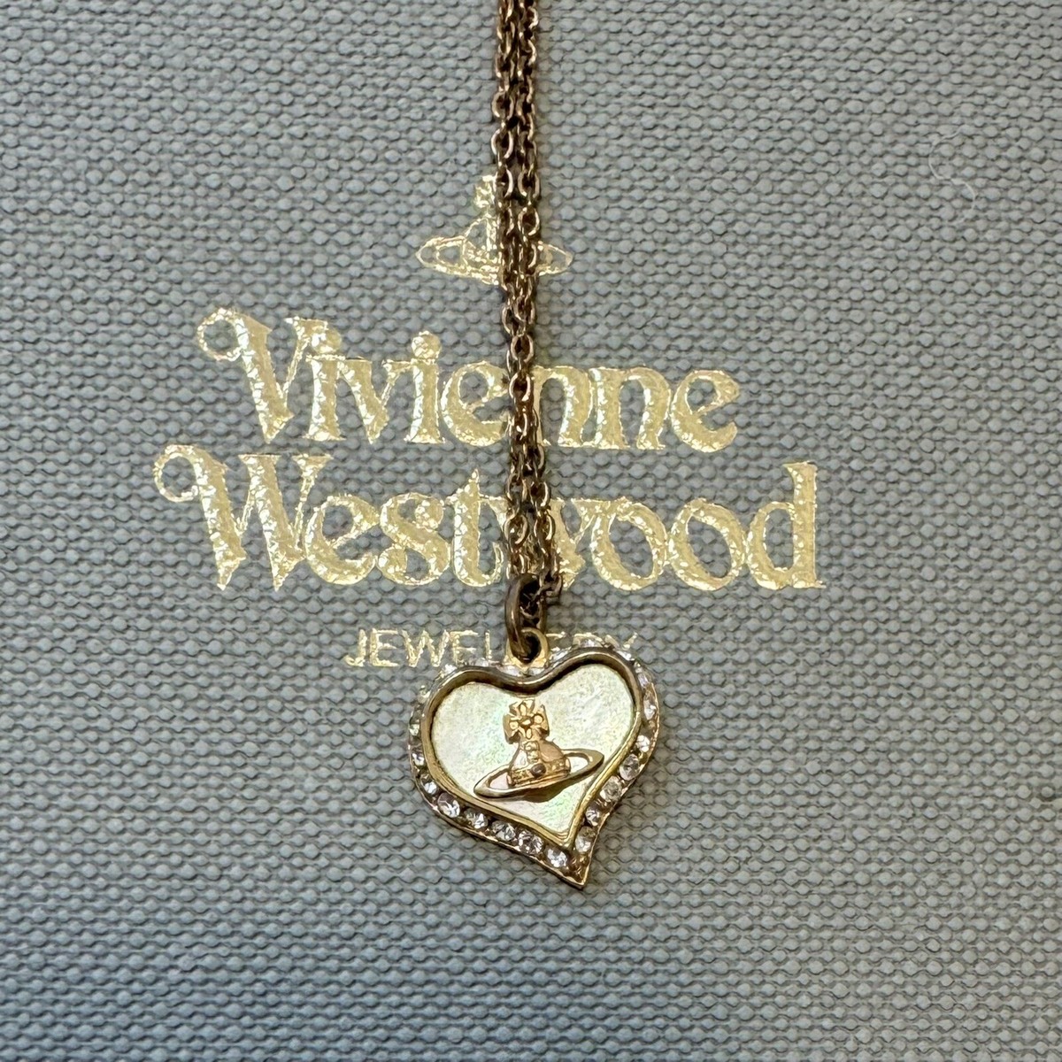 Vivienne Westwood Heart Petra Necklace Orb Gold From Japan | eBay