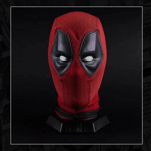 HOT! Deadpool Vollgesichtsmaske Perspektive Superheld atmungsaktiv Strick Halloween COS - Bild 3 von 9