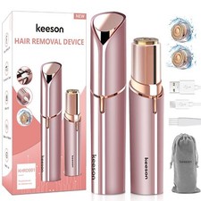 Facial Hair Removal for Women Painless Womens Facial Hair Remover with 2 Head...
