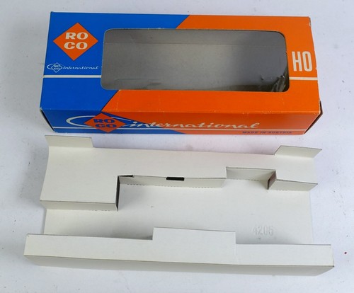 ROCO 4205 LEERKARTON Gepäckwagen Donnerbüchse Spur H0 OVP HO Leerverpackung Box | Zustand: Gebraucht